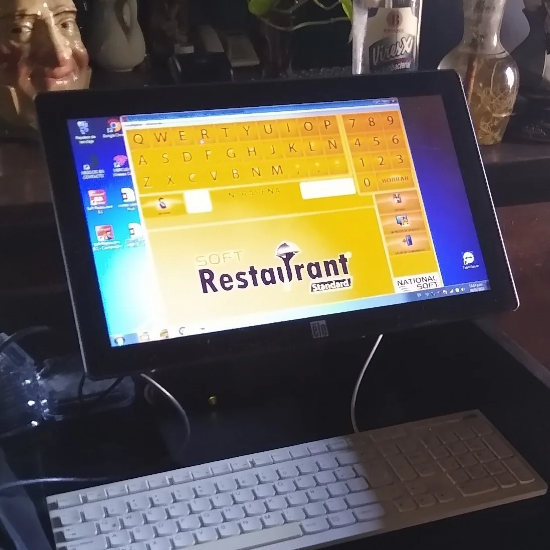 Pantalla táctil ELO con Soft Restaurant instalada en un restaurante de Guadalajara